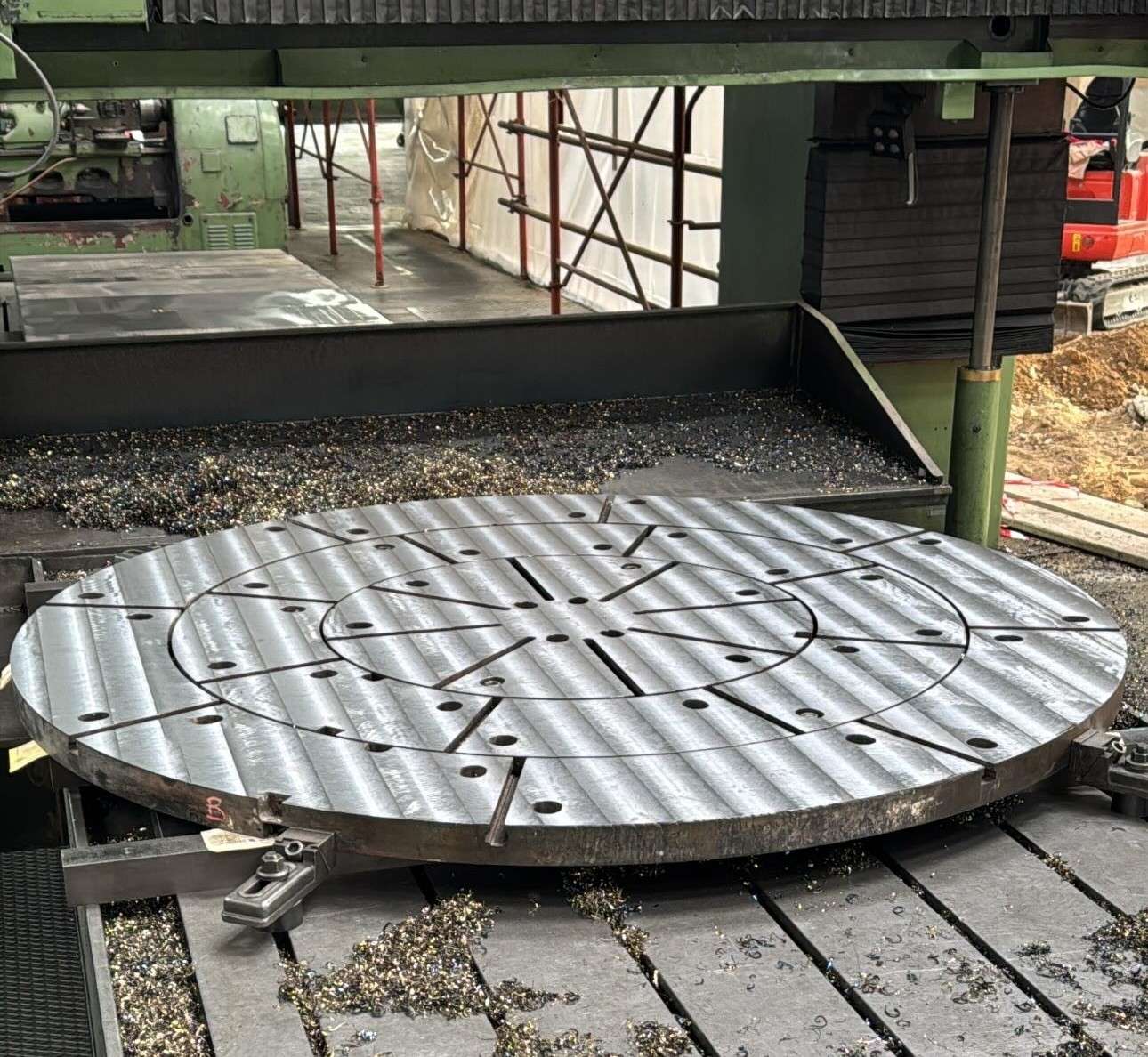 Tavola girevole per lavorazioni meccaniche di precisione