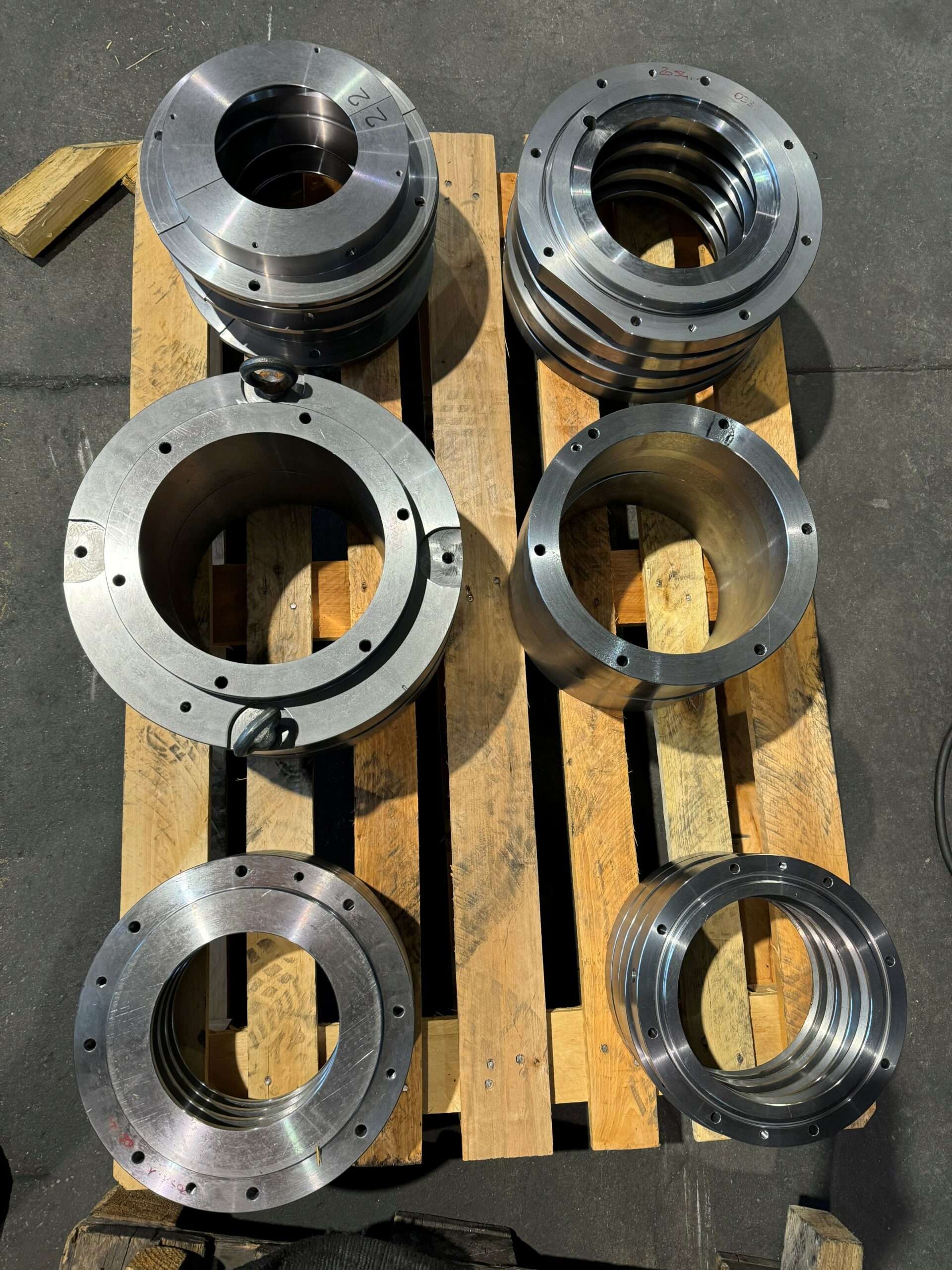 Componenti torniti pronti per l’assemblaggio